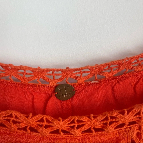 Free People Priscilla Ruffled Crochet-Trim Dress size medium - Picture 4 of 9